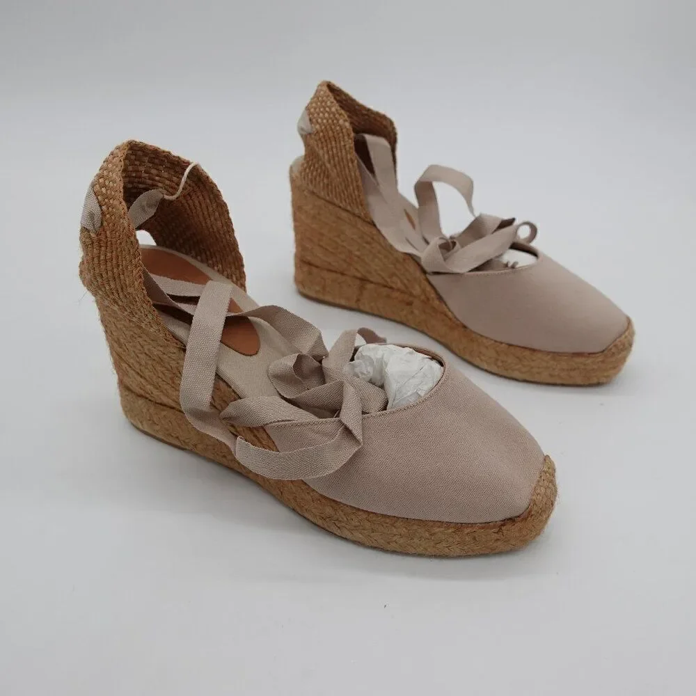 8 BY YOOX WOMEN ESPADRILLE WEDGE SHOES - BNIB